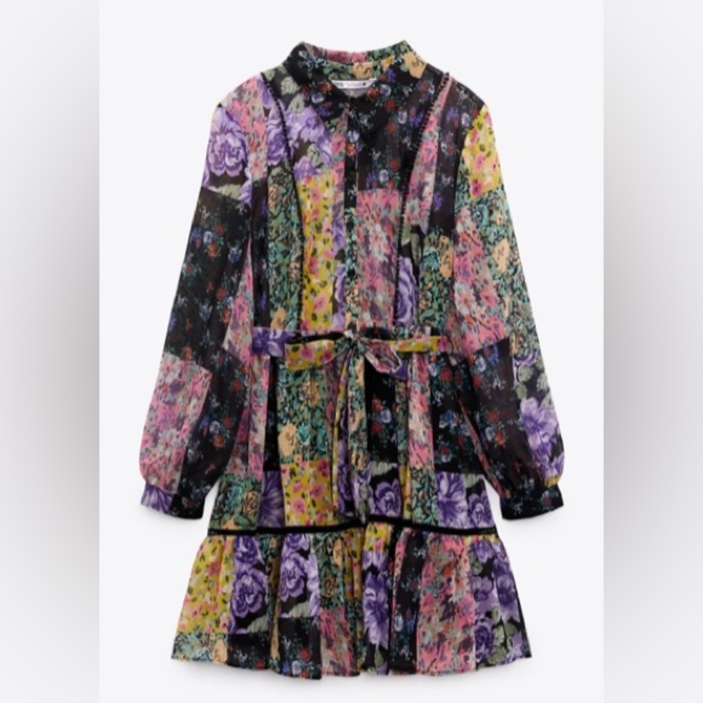 Zara floral dress
